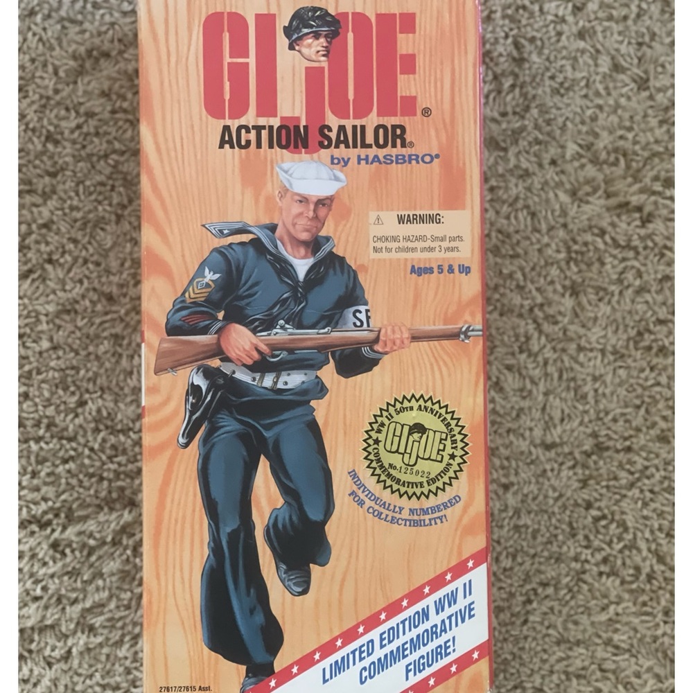 G.I. Joe World War II Action Sailor 1996 Limited Edition 50th Anniversary12 Inch